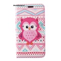 Hoesje voor Sony Xperia Z5 Compact - Book Case Roze Uil