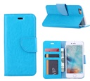 Hoesje Voor Apple iPhone 6 Plus /6S Plus - Turquoise Boek Hoesje Book Case