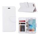 Hoesje Voor Apple iPhone 6 Plus /6S Plus - Wit Boek Hoesje Book Case