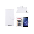 Hoesje voor Sony Xperia Z3 Compact - Book Case Wit