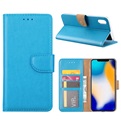 Hoesje voor Apple iPhone XS MAX 6.5 inch - BooK Case - Turquoise 