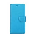 Hoesje voor Motorola X 2016 X4 - Book Case - Turquoise - geschikt voor 3 pasjes