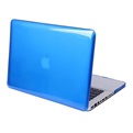 Laptop Cover Hard Case voor MacBook Air 11.6 inch - Transparant Donker Blauw