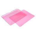  Laptop Cover Hard Case voor MacBook Air 11.6 inch - Transparant Pink