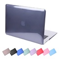 Laptop Cover Hard Case voor MacBook Air 11.6 inch - Transparant Zwart
