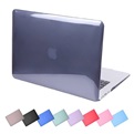  MacBook Pro 15.4 inch (zonder retina) - Laptoptas - Clear Hardcover - Zwart