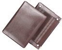 Macbook Cover voor Macbook Air 11.6 inch - Hardcover - Croco Bruin