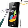 2x stuks Tempered Glass - Glasfolie voor LG Stylus 2 Plus 