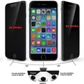 Duo Pack Glas folie Privacy Anti-Spy voor Apple iPhone 6/6S 