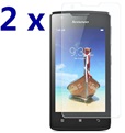 2x stuks Tempered Glass - Glasfolie Lenovo Vibe A 