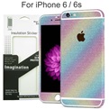 Glitter Sticker iPhone 6/6s - Regenboog 
