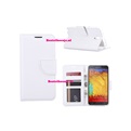 Hoesje voor Samsung Galaxy Note 3 Neo N7505 - Book Case Wit