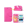 Hoesje voor Samsung Galaxy S3 Mini i8190 i8200 - Book Case Pink