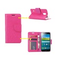 Hoesje voor Samsung Galaxy S5 Mini G800 - Book Case Pink