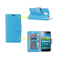 Hoesje voor Samsung Galaxy S5 Mini G800 - Book Case Turquoise