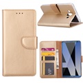 Xssive Hoesje voor Huawei Mate 10 - Book Case - Geschikt voor 3 pasjes - Goud