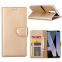 Xssive Hoesje voor Huawei Mate 10 Lite - Book Case - Geschikt voor 3 pasjes - Goud