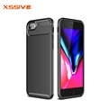 Xssive TPU Carbon Back Cover voor Apple iPhone 7 / iPhone 8 - Zwart
