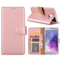 Hoesje voor Samsung Galaxy J4 (2018) J400 - Book Case - geschikt voor 3 pasjes - Rose Goud