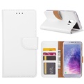 Hoesje voor Samsung Galaxy J4 (2018) J400 - Book Case - geschikt voor 3 pasjes - Wit