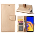 Hoesje voor Samsung Galaxy J4 PLUS 2018 - Book Case - Goud