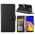 Hoesje voor Samsung Galaxy J4 PLUS 2018 - Book Case - Zwart 