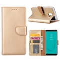 Hoesje voor Samsung Galaxy J5 2017 J530 - Book Case - geschikt voor 3 pasjes - Goud