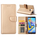 Hoesje voor Samsung Galaxy J6 PLUS 2018 - Book Case - Goud