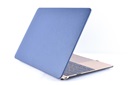  MacBook Air 11.6 inch - Laptoptas - PU Hard Cover - Donker Blauw