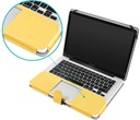 Laptop Book Case voor MacBook Retina 15.4 inch - Geel Goud glanzend