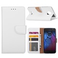 Hoesje voor Motorola Moto G5S Book Case - geschikt voor 3 pasjes - Wit