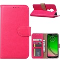 Hoesje voor Motorola Moto G7 Power - Book Case - Pink