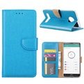 Hoesje voor Motorola Moto Z3 Play - Book Case - geschikt voor 3 pasjes - Turquoise