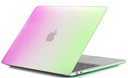 Macbook Case voor New Macbook PRO 13 inch (met Touch Bar) 2016/2017 - Regenboog Paars Groen