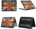 Laptop Cover voor  Macbook PRO 13 inch met of zonder Touch Bar 2016/2017 - Retro Engelse Vlag
