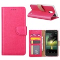 Hoesje voor Nokia 2 - Book Case - geschikt voor 3 pasjes - Pink