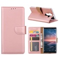 Hoesje voor Nokia 8 Sirocco - Book Case - geschikt voor 3 pasjes - Rose Goud