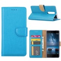 Book Case voor Nokia 8 - Turquoise