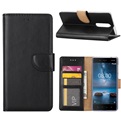 Book Case voor Nokia 8 - Zwart