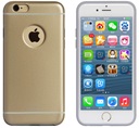 Nuoku Hoesje voor  Apple iPhone 6/6S - Back Cover - TPU - Goud
