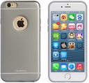 Nuoku  Hoesje voor Apple iPhone 6/6S - Back Cover - TPU - Zilver