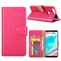 Hoesje voor OnePlus 5T - Book Case - geschikt voor 3 pasjes - Pink