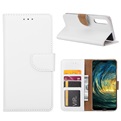 Hoesje voor Huawei P20 Pro - Book Case - geschikt voor 3 pasjes - Wit