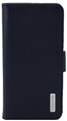 Premium Hoesje voor Samsung Galaxy S7 G930 - Book Case -  Ruw Leer Leren Lederen - geschikt voor pasjes -  Donker Blauw