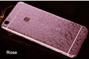 2x Glitter sticker voor Apple iPhone 6 Plus/6S Plus - rosé goud - met patroon