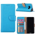 Hoesje voor Samsung Galaxy S8 - Book Case -  geschikt voor 3 pasjes - Turquoise