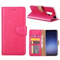 Hoesje voor Samsung Galaxy S9 Plus - Book Case - geschikt voor 3 pasjes - Pink