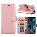 Hoesje voor Samsung Galaxy S9 - Book Case - geschikt voor 3 pasjes - Rose Goud