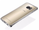 Transparant Hoesje voor Samsung Galaxy S7 Edge - TPU - Zilveren Rand
