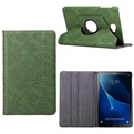 Tablet hoes voor Samsung Galaxy Tab A 7 inch T280 - Schubben Print - Donker Groen